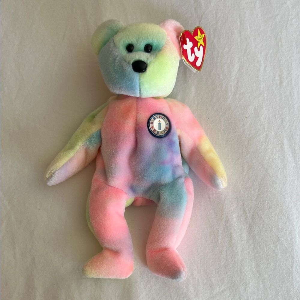 TY Beanie Original Baby Birthday Bear